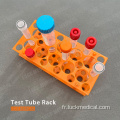 Porte-tube jetable test de laboratoire